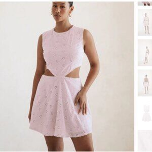 NWT Sabo Luxe Backless Eyelet Labella Dress XS